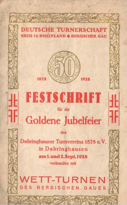 festschrift 1928